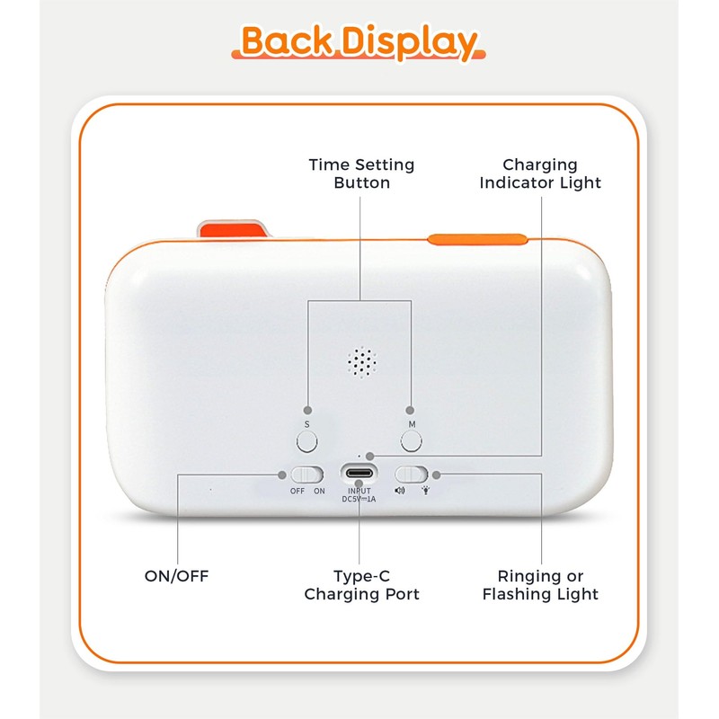 3-in-1 Visual ADHD Timer for Kids & Adults with Planning