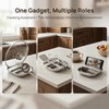 304 Stainless Steel Spoon Rest, Self-Standing Ladle Holder