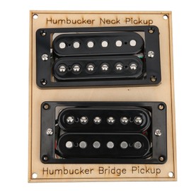 2Pcs Pickup Set Alnico 5 for Guitar Bridge Durable Musical Instrument Accessories