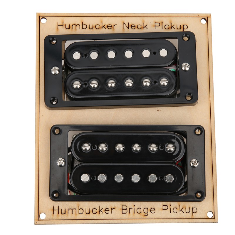2Pcs Pickup Set Alnico 5 for Guitar Bridge Durable Musical