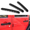 3Pcs/set Aluminum Alloy Car Door Handle Trim Insert Fit for