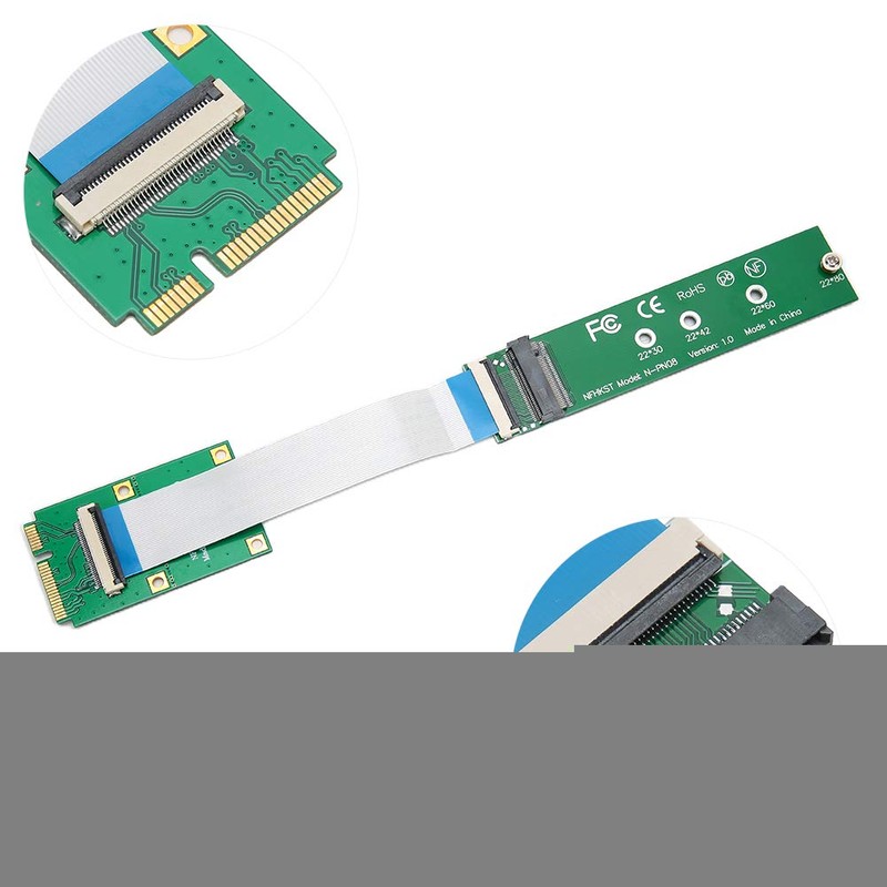 Mini PCI-E Adapter Card, Mini PCIE to NVMe M.2 NGFF