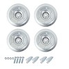 Heavy-Duty Double-Looped Garage Door Extension Springs Bundle 210 lb (White)
