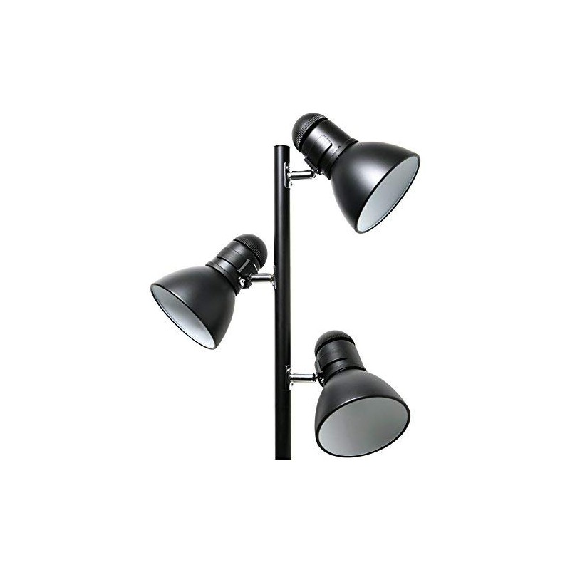 Boston Harbor TL-TREE-134-BK-3L 3-Light Adjustable Tree Lamp, 60 W, A19,