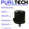 Puri Tech Silent Twister Outdoor Spa Blower 1hp 240v