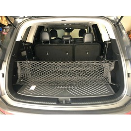 EACCESSORIES EA Trunk Organizer Cargo Net for KIA Telluride 2020-2023 – Envelope Style Cargo Net for SUV-Premium Mesh Elastic Car Trunk Organizer Vehicle Carrier Storage - Compatible with Telluride