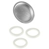 Univen 2.25" (57mm) Espresso Filter and Gasket Seals Compatible with