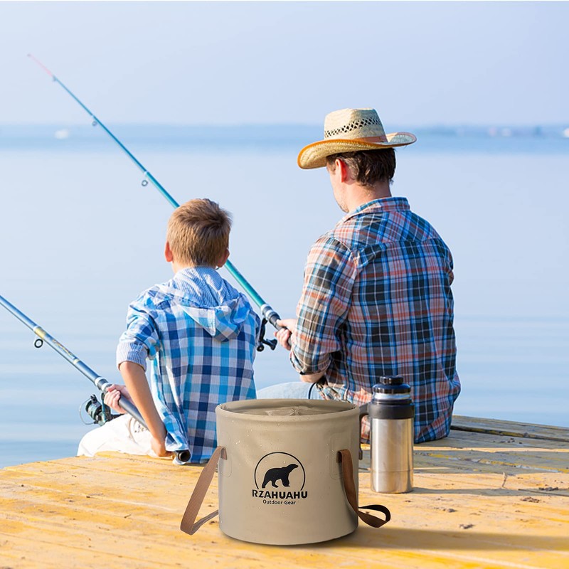 18L/25L Collapsible Bucket Outdoor Folding Water Bucket Basin Water Container