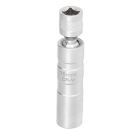 Garosa Enchufe de Bujía Universal Magnética Herramienta de Instalación de Eliminación de 12 Puntos de Pared Delgada para Juegos de Llaves de Vaso y Dado (16 mm / 0,63 pulgadas)