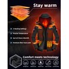 XELTEN Heated Jacket for Men with 12000mAh Large Capacity Battery