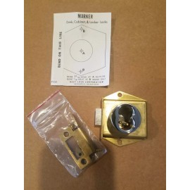 BEST LOCK 5L7ML3-625 5L Series Latchbolt Cabinet Lock, Bright Chrome, NO CORE