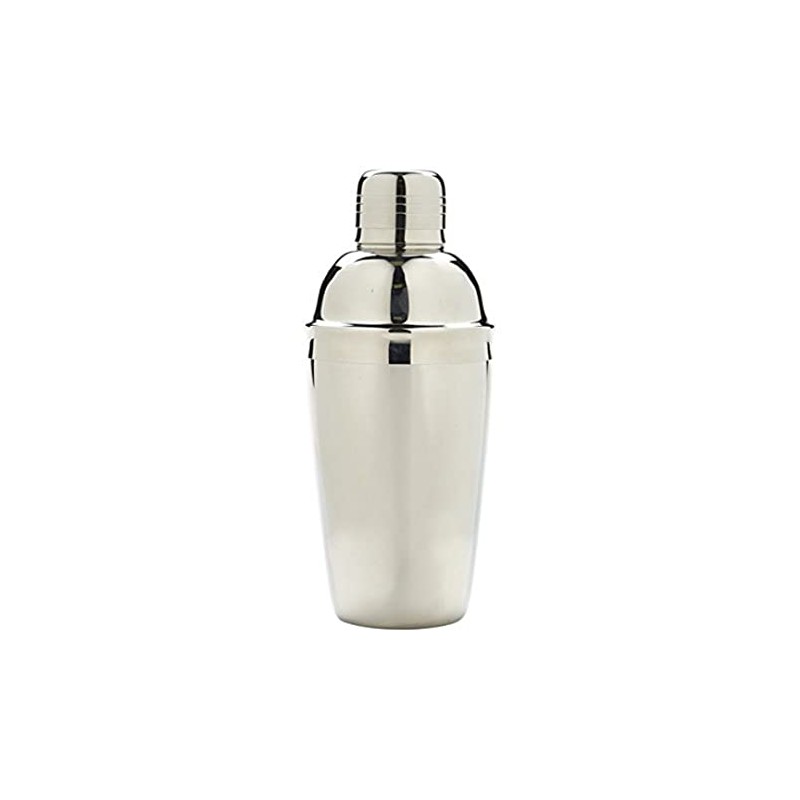Genware 6782-50 Stainless Steel Cocktail Shaker, 17.5 oz Capacity