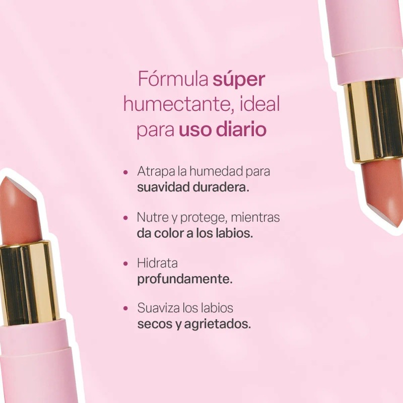 Labial Hidratante Natural Teia Cosméticos Naturales Color Rosa clásico