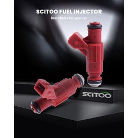 SCITOO Fuel Injectors Kits,SCITOO 4 Hole OEM Fuel Injector Fit for 2002 2003 2004 for Mercury Mountaineer 2001 2002 2003 for Ford Explorer 4.0L 0280156028 (Set of 6)
