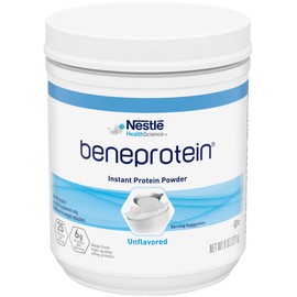Beneprotein Instant Protein Powder, Unflavored - Whey Protein - 8 OZ (Pack of 3)