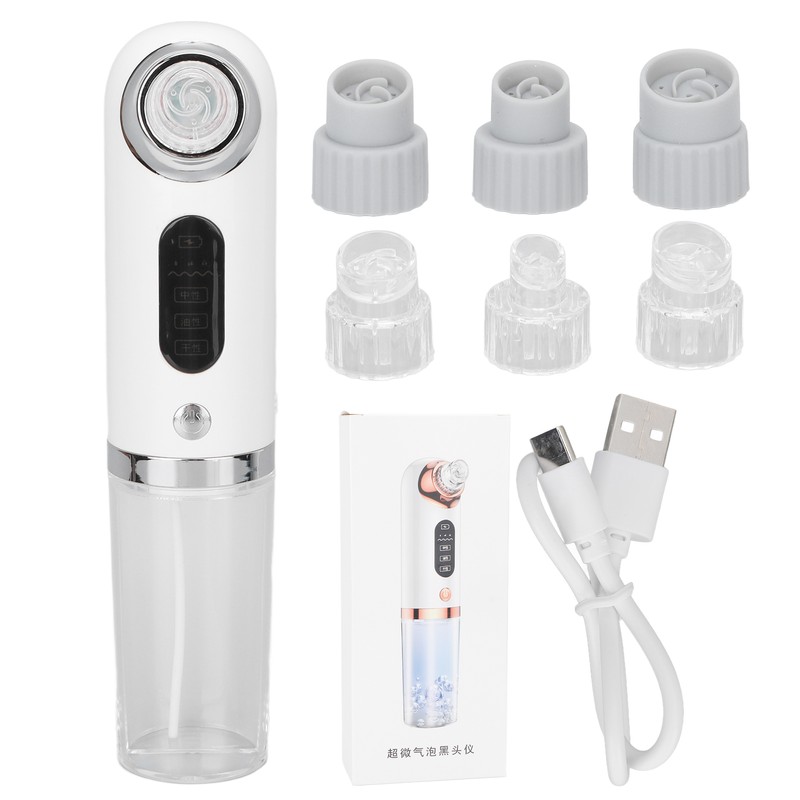 Electric Blackhead Vacuum Machine 3 Gears Blue Purple Light Pores