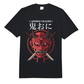 Japanese Demon Onion Face Skull Devil Japan Comfort Colors Adult Heavyweight T-Shirt