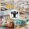 Luyata 2 Pack LED Garage Lights, 160W 16000LM 6500K Deformable