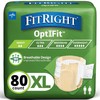 FitRight Adult Diapers, Extra Heavy Absorbency, XL (Waist Size 56in-64in),