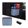 FALVFUN Car Trash Can, Mini Foldable Vehicle Garbage Organizer with