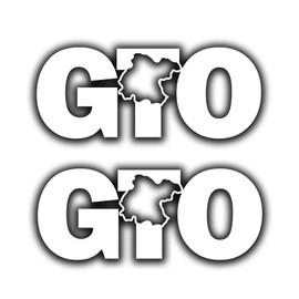 Edward Mexico x2 GTO Sticker Guanajuato Decal Mexico Letters Car Truck Window Laptop Map Vinyl Bumper Estado (3.9 x 9 inches, Guanajuato)