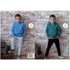 King Cole 4971 Knitting Pattern Boys Easy Knit Sweater and