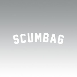 RDW Scumbag Sticker - Decal - Die Cut Stance Daily drit - White