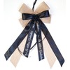 CaPiSo Jute Grave Bow, 20 x 40 cm, without Crafts,