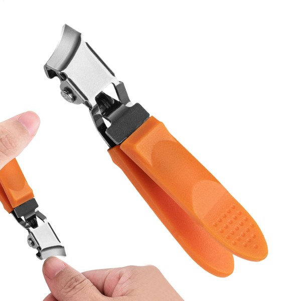 Wide Jaw Opening Anti-Splash Slanted Nail clipperr, 2025 Upgrade Ultra