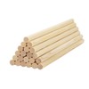 HOSSIAN Wooden Dowel Rods 20PCS Wood Sticks Wooden dowels for