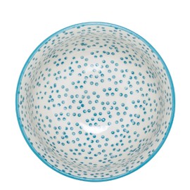 Bloomingville Schalen Patrizia, lila blau gelb, Keramik, 2er Set