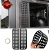 SDeelCase Black Off-Road Tactical Quarter Window Cover trim For 18-UP