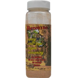 Benoits Best Spicy Salt-free Cajun Seasoning (20 OZ)
