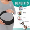 ZiaWorld 4 in 1 Pregnancy Support Belt Maternity Belt Lightweight