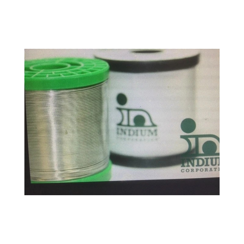 Indium Solder Indium Corp. .032 dia. Low Melt, Water Wash,