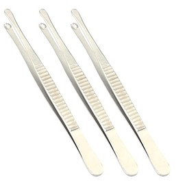 PRECISE CANADA: 3 PCS Stainless Steel Russian Tissue Forceps 6" Veterinary Dental Instruments New