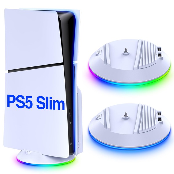 EXTREMECOOL PS5 Slim Vertical Stand for Playsation 5 Slim Disc