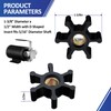 REPLACEMENTKITS.COM Impeller Replacement for Utility Water Transfer Pump, Universal Impeller