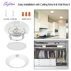 Sofiton LED Disk Lights 6 Inch Motion Sensor,14W 3000K Wired