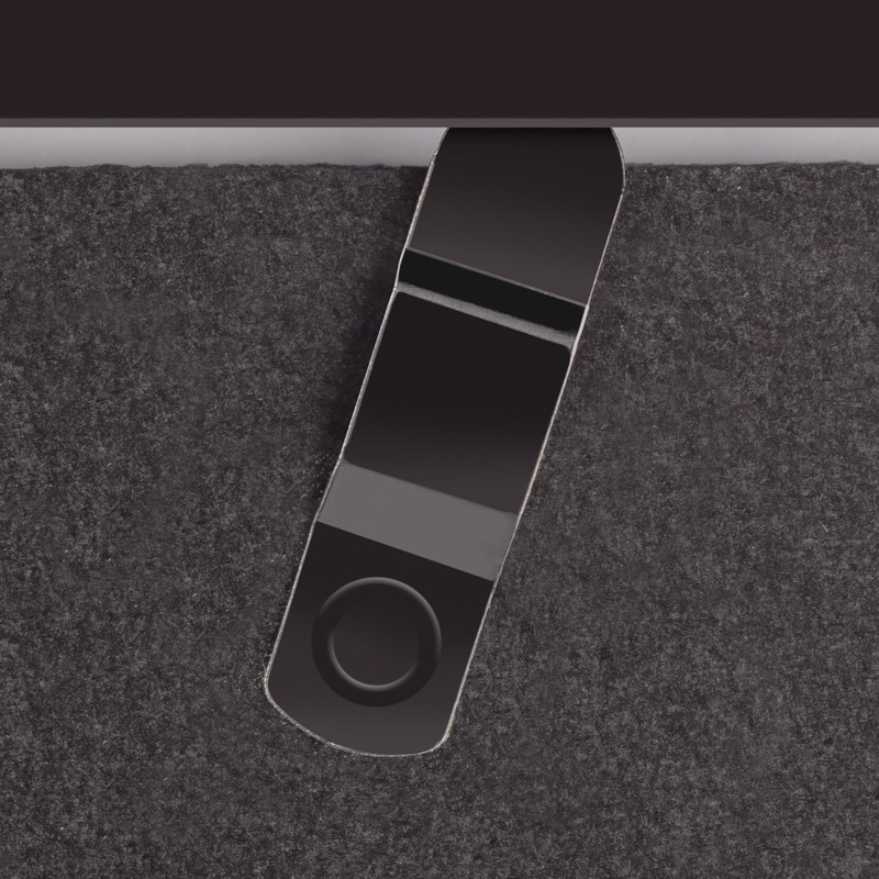 Gallery Solutions - 11"x14" Flat Grey Wall Frame - Double