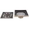 Floor Drain European Style Antique Bathroom Copper Drain Set for