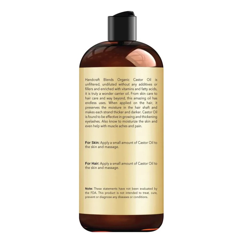 Mezclas Artesanales De Aceite De Ricino Orgánicas De 480 Ml