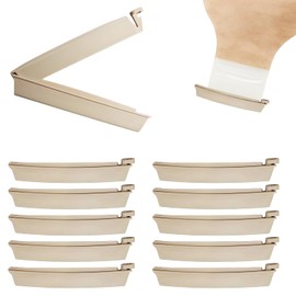 10 Pcs Ostomy Bag Clips,Colostomy,Drainable Pouch Clamps,Colostomy Supplies,Reusable for Colostomy Bags, Universal Curved Closure Leak Proof Colostomy Sealing Bars,Postoperative Care Tools