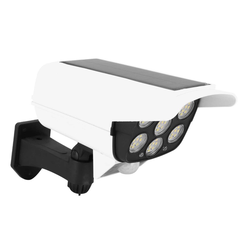 Solar LED Wall Light Simulated Camera Induction Lamp Remote Control