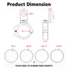 VAZESWIN 2 PCS UTV Whip Light Mounts, Sturdy Aluminium Alloy