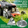 Lawn Mower Blade Sharpener and Balancer, 15°-45° Adjustable Mower Blade