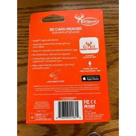 WILDGAME INNOVATION SD CARD READER FOR APPLE DEVICES BRAND, NEW, SEALED