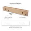 Sanni Shoo Wooden Key Holder with Shelf, Key Holder, Key