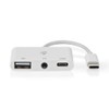 Nedis USB Multi-Port Adapter | USB 2.0 | USB-C Female