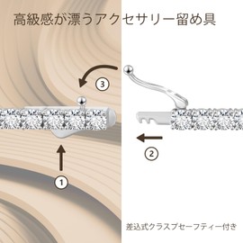 KRKC & CO Unisex Tennis Bracelet, 925 Silver, 0.1/0.11/0.16/0.2 in (2/3/4/5 mm) Cubic Zirconia, 14K Gold/Pink Gold Plated, CZ Diamond, For Men/Women, Jewelry, Gift for Anniversary, Birthday, Stone